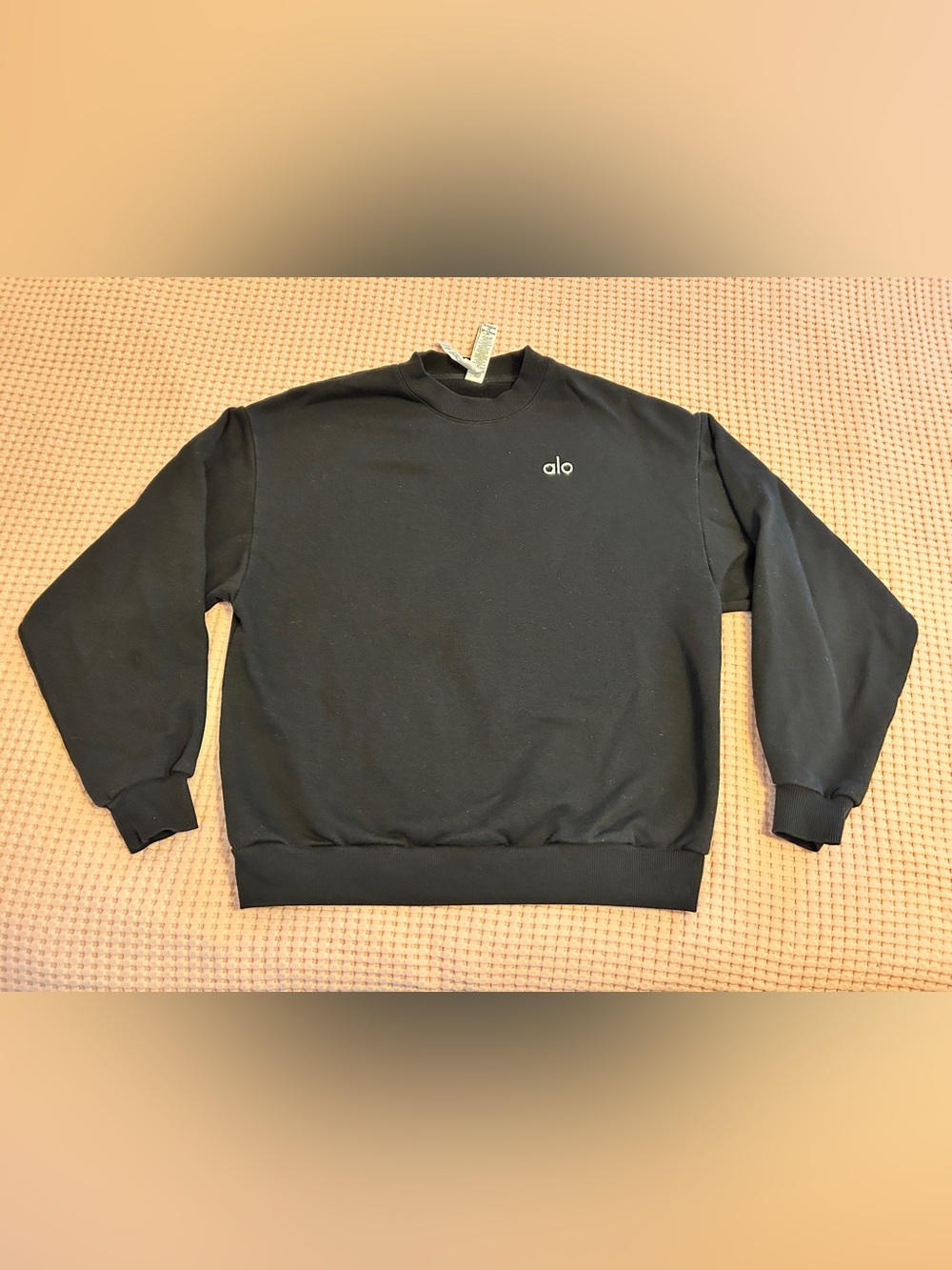 ALO Yoga Accolade Black Women's Crewneck Sweatshirt